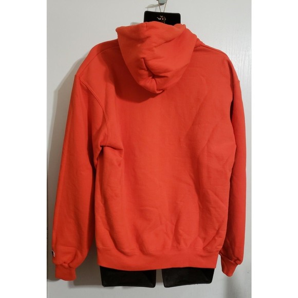 Orange Champion The Smokers Club Smoking Hoodie "World Wide Rollers" Large - Picture 4 of 12